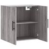 vidaXL Wall Cabinet Grey Sonoma 60x31x60 cm Engineered Wood