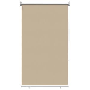 vidaXL Outdoor Roller Blind UV Protection Beige 80 x 140 cm