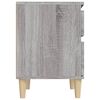 vidaXL Bedside Cabinet Grey Sonoma 40x35x50 cm