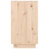 vidaXL Shoe Cabinet 110x34x61 cm Solid Wood Pine