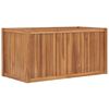vidaXL Raised Bed 100x50x50 cm Solid Teak Wood
