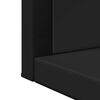vidaXL Bathroom Mirror with Shelf Black 50x12x60 cm Engineered Wood