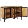vidaXL Sideboard 105x35x70 cm Solid Rough Wood Mango