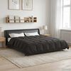 vidaXL Full Year Duvet Quilted Anthracite 200 x 220 cm Microfiber