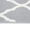 vidaXL Runner Rug BCF Grey and White 100x300 cm