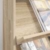 vidaXL Magazine Rack Sonoma Oak 70 x 41 x 126 cm Engineered Wood