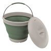 Outwell Collapsible Bucket Round with Lid Shadow Green