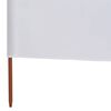 vidaXL 3-panel Wind Screen Fabric 400x120 cm White