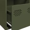 vidaXL Sideboard Olive Green 68x39x73.5 cm Cold-rolled Steel