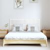 vidaXL Wall Headboard White 147x3x60 cm Solid Wood Pine