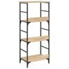 vidaXL Bookshelf Sonoma Oak 50x33x117.5 cm Engineered Wood