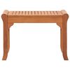 vidaXL Garden Bench 64 cm Solid Eucalyptus Wood