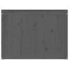 vidaXL Laundry Box Grey 88.5x44x66 cm Solid Wood Pine