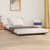 vidaXL Bed Frame without Mattress Honey Brown 75x190 cm Small Single Solid Wood Pine