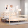 vidaXL Bed Frame without Mattress 200x200 cm Solid Wood