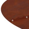 vidaXL suitable for Flat Tree Rings 5 pcs Brown &Oslash;40 / 70 cm