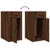 vidaXL Desk Cabinet Brown Oak 40x49x75 cm Engineered Wood