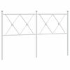 vidaXL Metal Headboard White 140cm