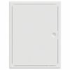 vidaXL Access Panel White 43 x 33 x 3 cm Steel