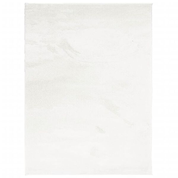 vidaXL Rug OVIEDO Short Pile Cream 240x340 cm
