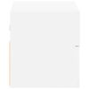 vidaXL Wall-mounted Bedside Cabinet White 45x26x28.5 cm