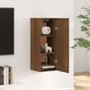 vidaXL Hanging Cabinet Brown Oak 35x34x90 cm Engineered Wood
