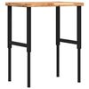 vidaXL Workbench 80x60x(73-99.5) cm Solid Wood Acacia Rectangular