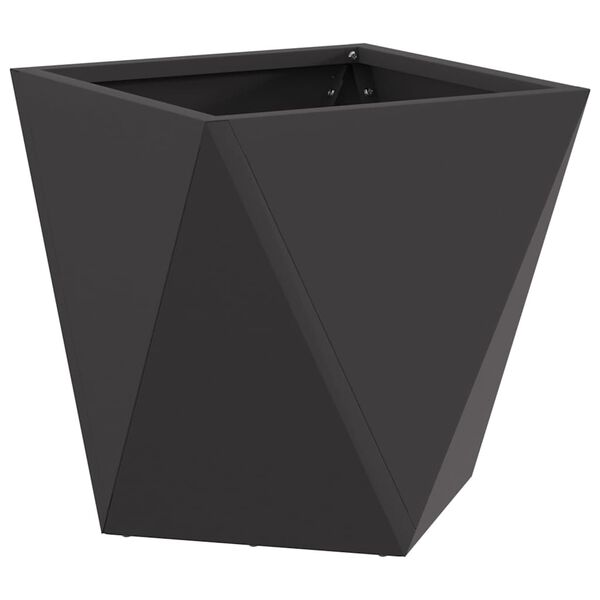 vidaXL Planter Black 30 x 30 x 30 cm Steel