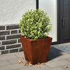 vidaXL Garden Planter 30x30x30 cm Weathering Steel