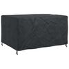 vidaXL Furniture Cover Plain Black 180 x 150 x 85 cm 210D