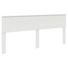 vidaXL Bed Frame with Drawer White 200 x 200 cm Engineer Wood