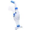vidaXL Pool Vacuum Cleaner | White and blue | ABS | Standard | Telescopic Design