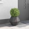 vidaXL Planter Black 50 x 50 x 40 cm Steel
