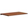 vidaXL Window Sill Brown Wood 60 x 50 x 4.5 cm PVC