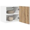 vidaXL Hanging Cabinet with Door Artisan Oak and White 40 x 31 x 40 cm