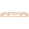 vidaXL Bed Frame without Mattress 135x190 cm Double Double Solid Wood
