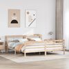 vidaXL Bed Frame with Headboard without Mattress 200x200 cm
