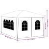 vidaXL Party Tent 3x4 m Anthracite