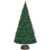 vidaXL Christmas Tree Collar Black 90 x 90 x 28 cm Water hyacinth