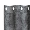 vidaXL Velvet Curtains with Curtains 2 pcs Grey 225 x 140 cm Velvet