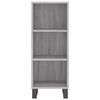 vidaXL Sideboard Grey Sonoma 34.5x32.5x90 cm Engineered Wood