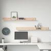 vidaXL Wall Shelves 2 pcs 110x11x9 cm Solid Wood Pine