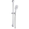 SCH&Uuml;TTE Shower Bar Set HAITI II Chrome