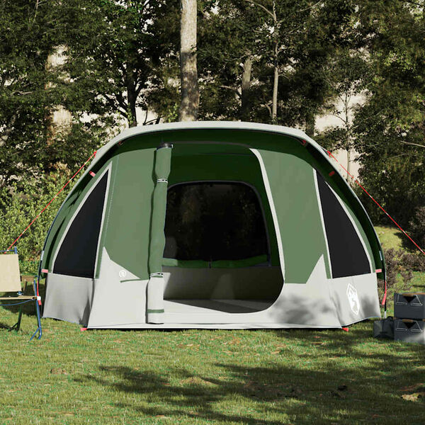 vidaXL Family Tent Cabin 6-Person Green Waterproof