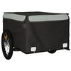vidaXL Bike Trailer Black and Grey 45 kg Iron