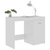 vidaXL Desk High Gloss White 100x50x76 cm Engineered Wood