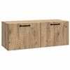 vidaXL Wall-Mounted TV Cabinet 78.5 x 31 x 30 cm Artisan Oak