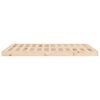 vidaXL Bed Frame without Mattress 135x190 cm Double Double Solid Wood Pine