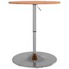 vidaXL Bar Table Ø60x89.5 cm Solid Wood Beech