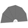 vidaXL Balcony Privacy Screen &Oslash; 320 cm Polyester Light Grey